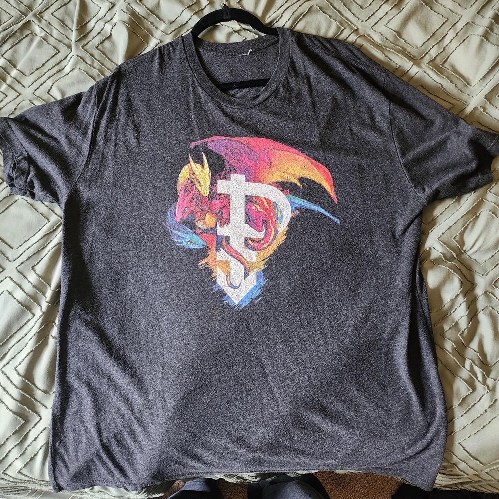 Pansexual Pride Dragon Charcoal T-Shirt